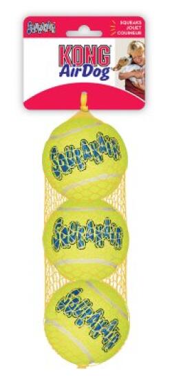 Kong Airdog Squeaker Tennisboll 3Pack M7Cm