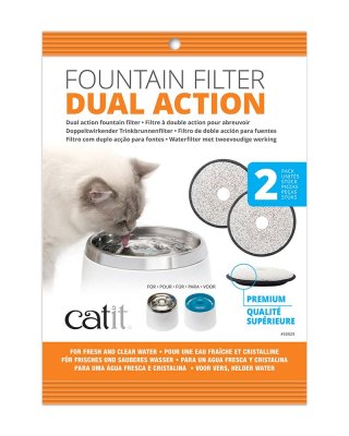Filter til Catit Premium vannfontene 2 stk