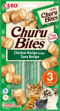 Churu Cat Bites Chicken And Tuna Wrap 3St