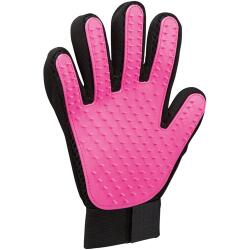 Fur Care Glove, 16 × 24 Cm, Pink/Sort